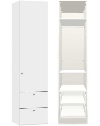 Armoire 1 porte, 51,6x220 cm